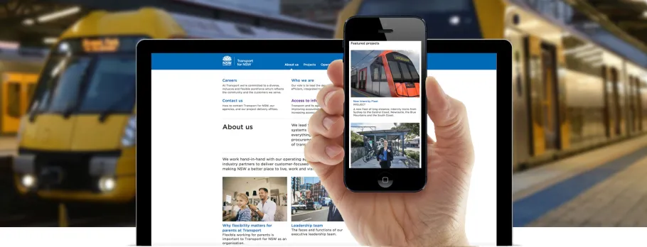 Transport for NSW Desktop Feature Image