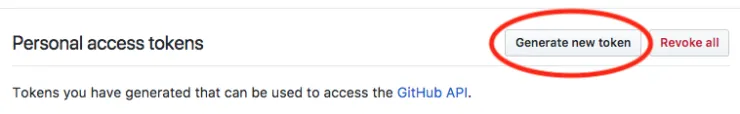 Generate GitHub Token