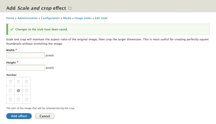 Image Style Effect UI