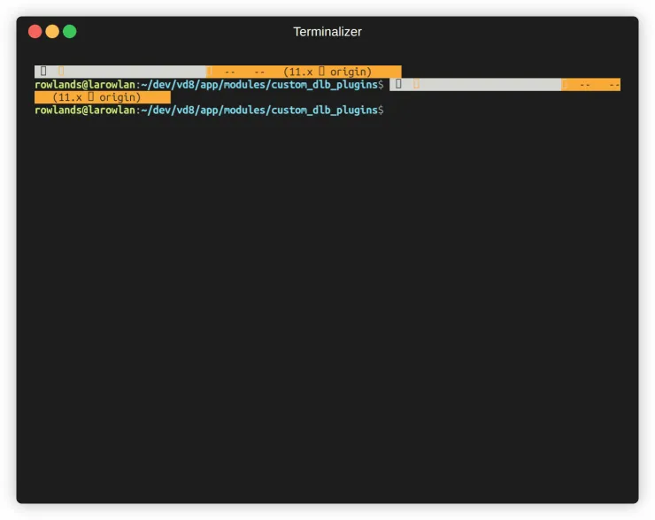 Screencast of generating code