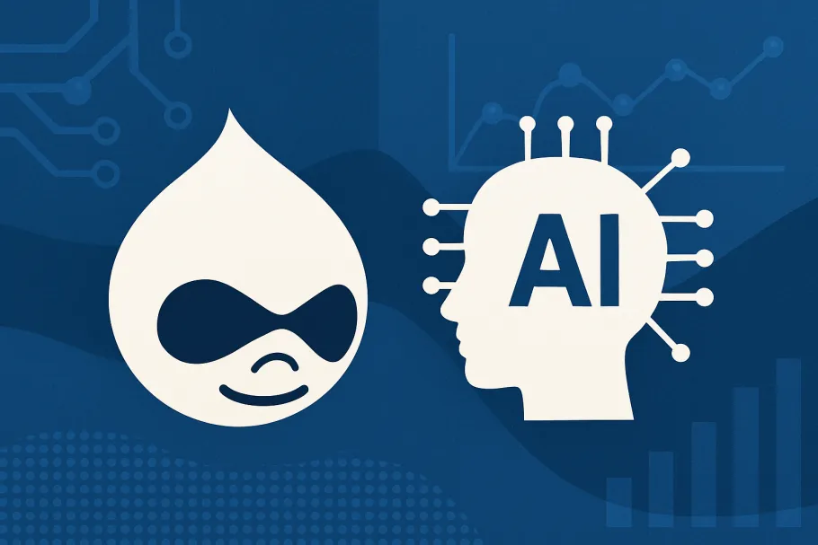 Drupal and Human Head AI abstract