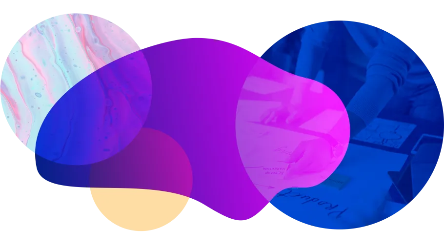 An abstract teaser image representing a workshop process 