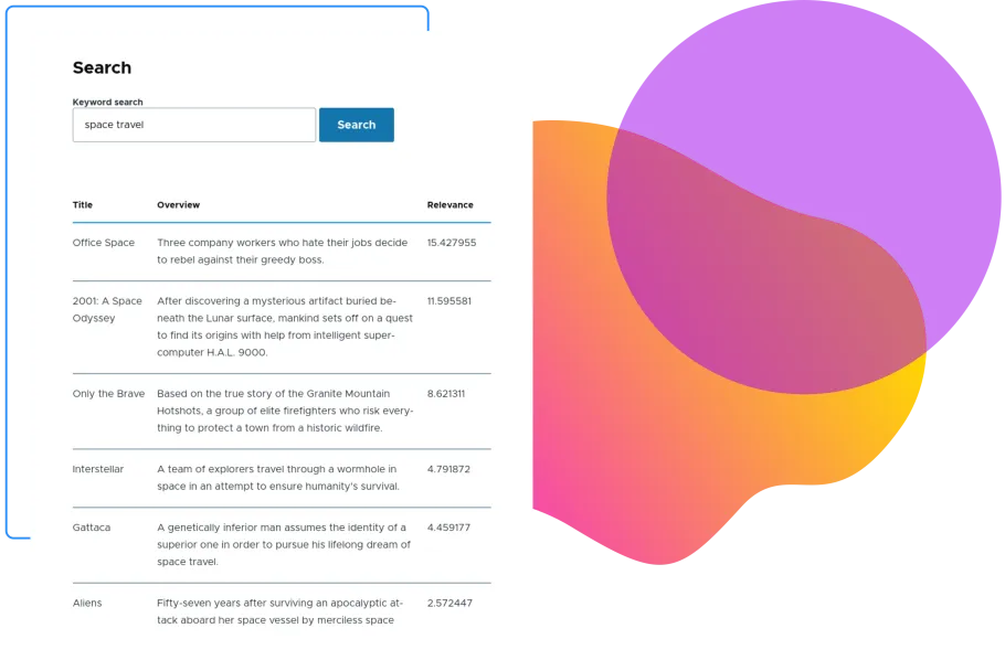 Semantic Search - Space Travel Incorrect