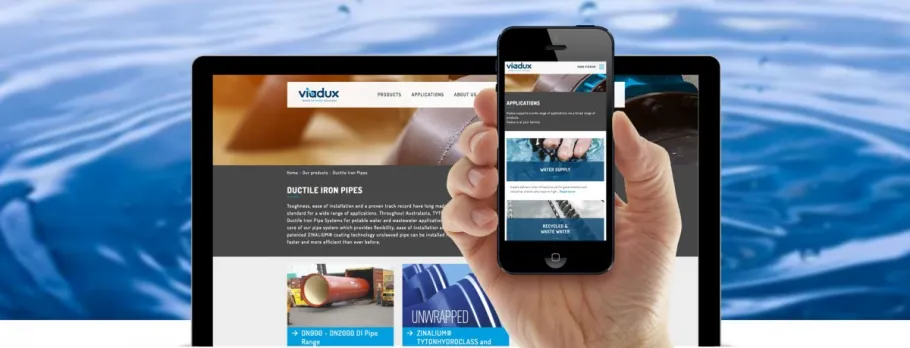Viadux website screenshots