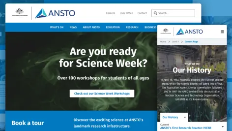 ANSTO Website
