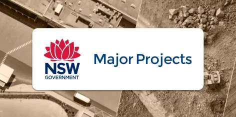 NSW Department of Planning and Environment Major Projects logo