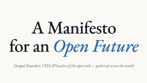 A Manifesto for an Open Future
