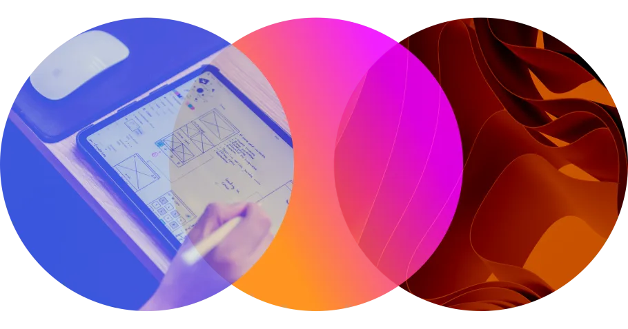 An abstract image of the UX process