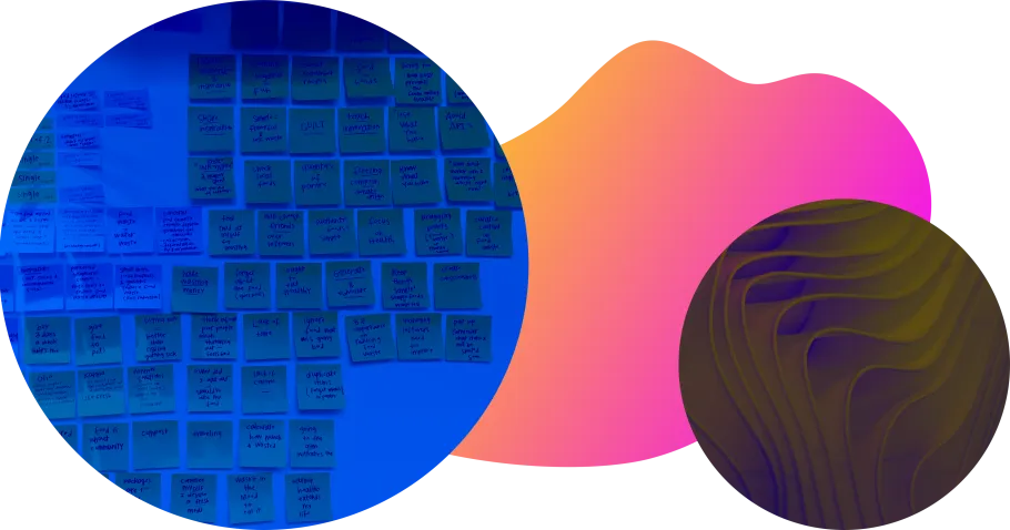 An abstract image of the UX process