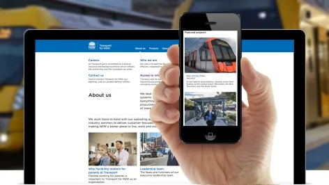 Transport for NSW Desktop Feature Image