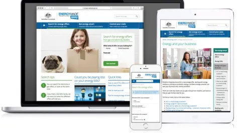 Screenshots of EME on desktop tablet and mobile